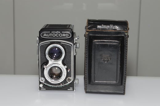 K&auml;ytetty Minolta Autocord